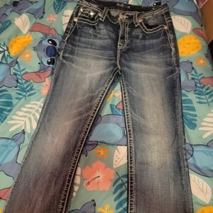 Miss me jeans size 28 horse shoes pockets.